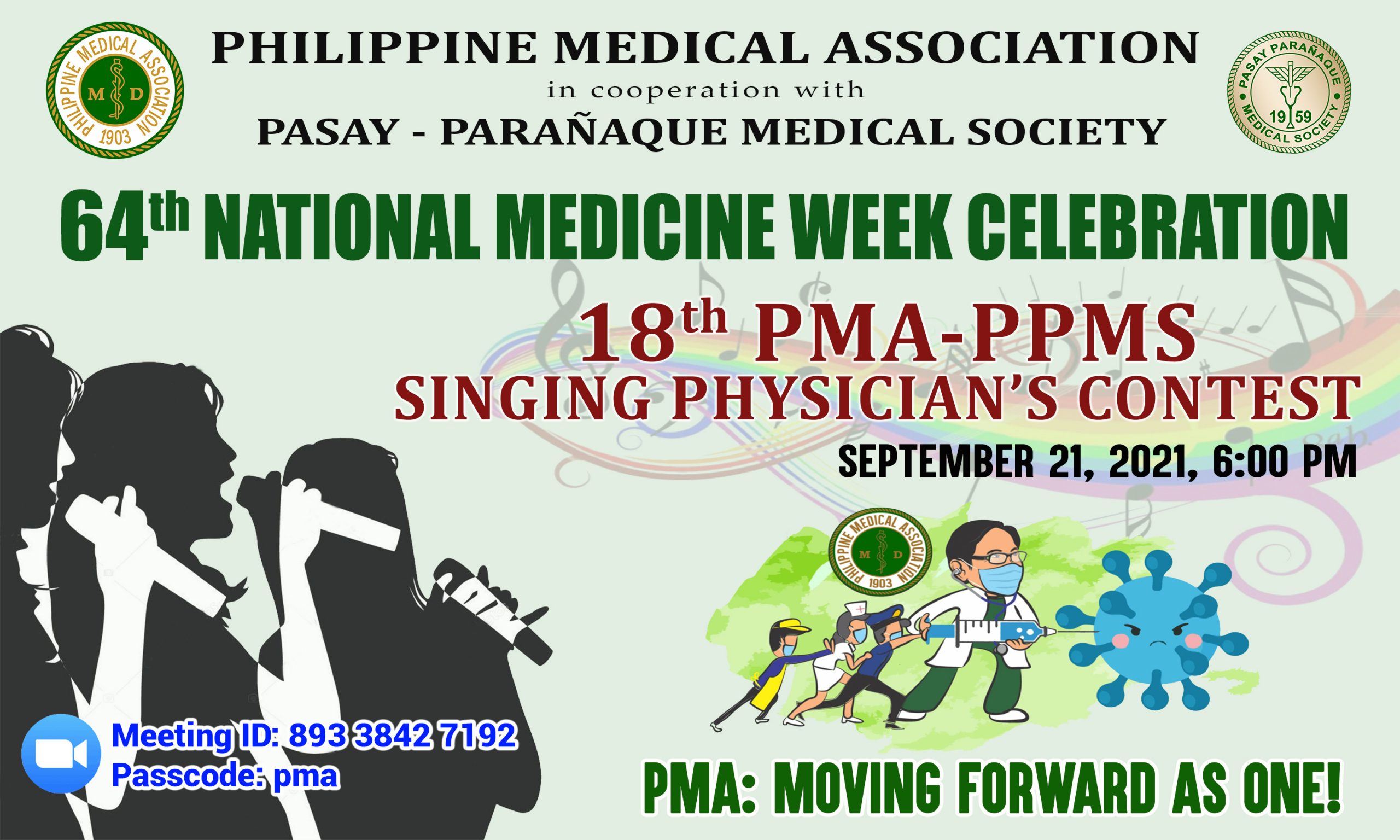 18th PMA-PPMS Singing Physicians Contest (with Zoom Link) – Philippine ...