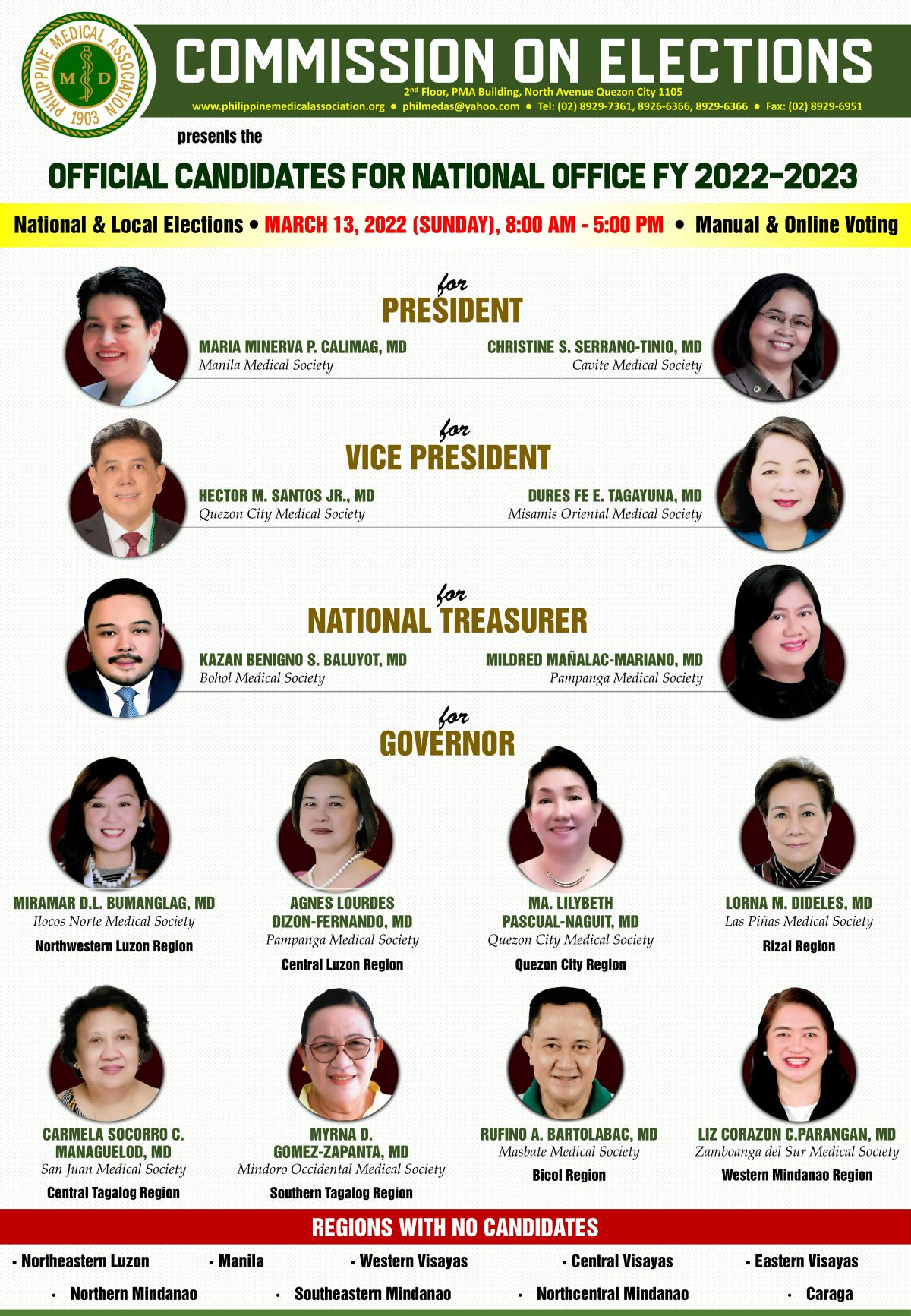 PMA Official Candidates for National Office FY 2022-2023 – Philippine ...