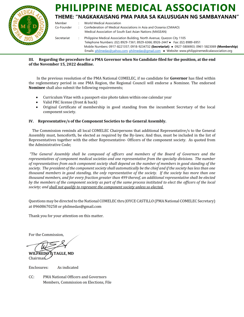 Memorandum Circular No 2022-09-30-016 : Election of National and Local ...